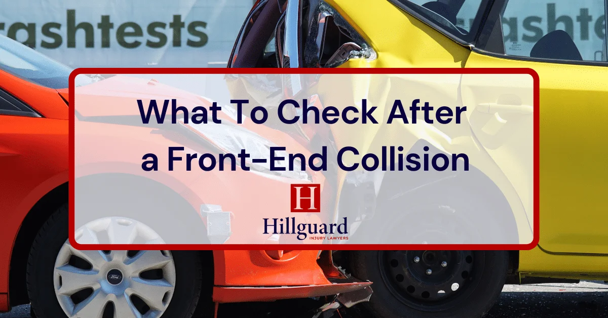 What To Check After a Front-End Collision