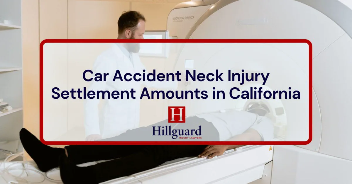 Car Accident Neck Injury Settlement Amounts in California