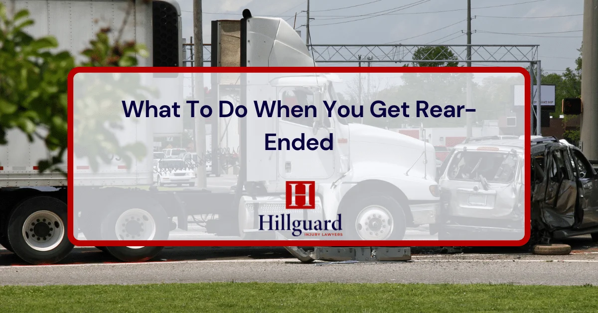 What To Do When You Get Rear Ended