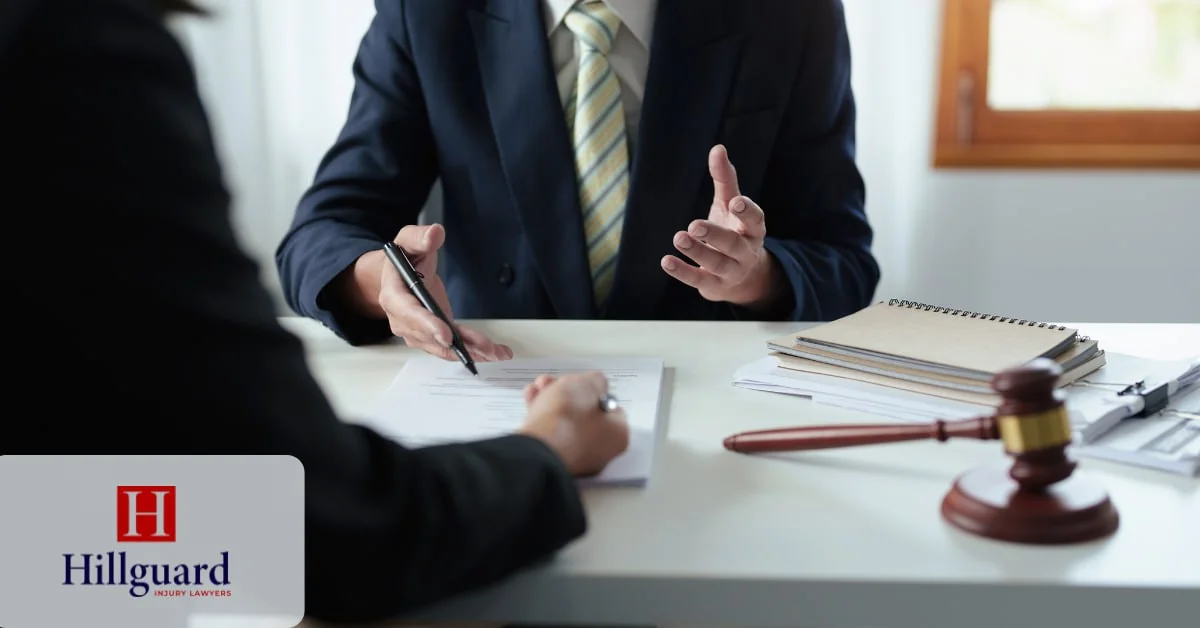 A lawyer-client consultation — discussing California dog bite lawyer fees