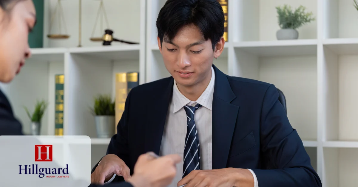 Attorney consulting with a client about the value of their California bad faith insurance claim