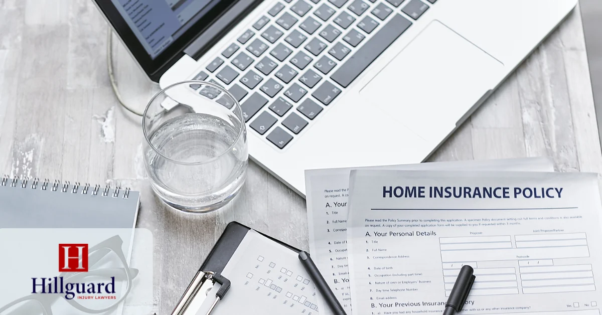 California home insurance policy form, representing the policy benefits at the center of a bad faith claim's value